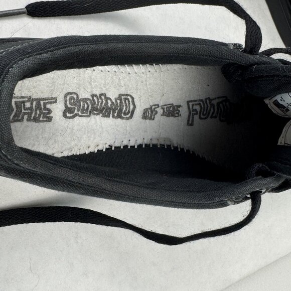 Macbeth Eliot Mens Size 8 Low Top Skate Shoes Black Vegan Sound of the Future - Picture 9 of 13